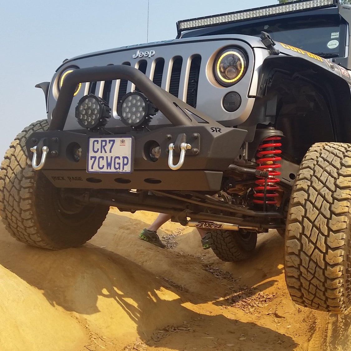 RockRage CRAWLER STUBBY Front Bumper for Wrangler JK / JKU