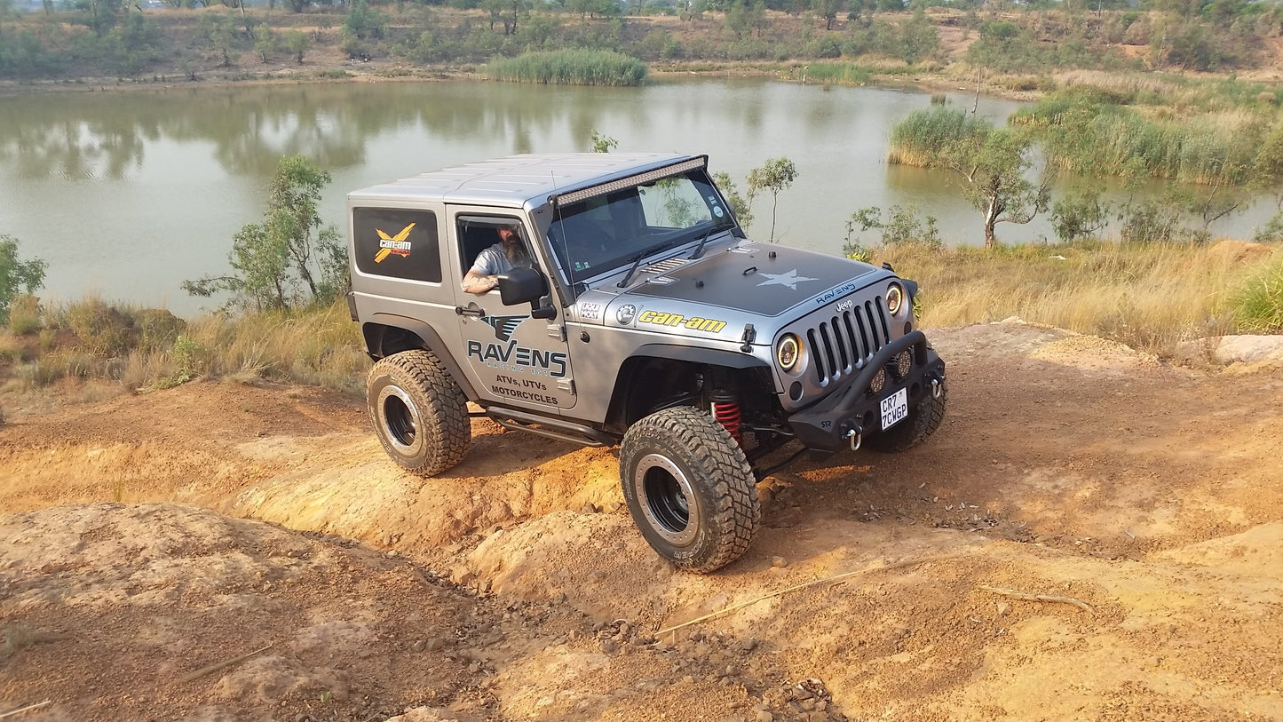 RockRage CRAWLER STUBBY Front Bumper for Wrangler JK / JKU