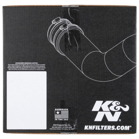 K&N PERFORMANCE COLD AIR INTAKE / INDUCTION SYSTEM for JEEP Wrangler JK 2012+ 3.6L (63-1581)