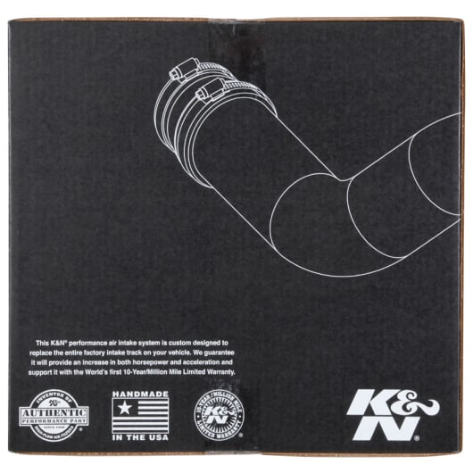 K&N PERFORMANCE AIR INTAKE / INDUCTION SYSTEM for JEEP Wrangler JL and Gladiator 2018+ 3.6L (63-1576)