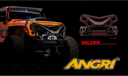 Topfire Wilder III Stainless Steel Front Bumper for Wrangler JK JKU