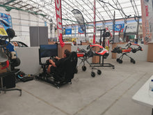 Load image into Gallery viewer, PRO SIM RIG CHASSIS + Single Screen Stand (Off Rig) - &#39;Black Series Shifter&#39;
