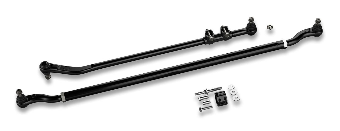 Teraflex HD Forged Drag Link Flip Kit & HD Chromoly Tie Rod Kit for Wrangler JK / JKU 2008-2018 (RHD 0-3" Lift)