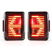 Load image into Gallery viewer, TAIL LIGHTS - WHITE ARROW LED replacement for Wrangler JK JKU (pair)
