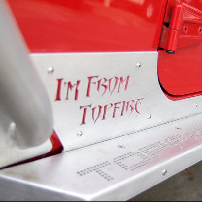 Topfire Side Protection and Steps for 4dr Wrangler JKU