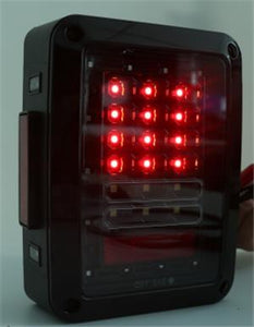 TAIL LIGHTS - CLEAR DOT LED replacement for Wrangler JK JKU (pair)