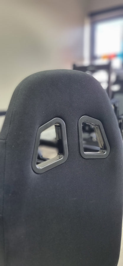 SQP SEAT - BLACK Cloth for ANGRi Racing 'Black Series Shifter' Sim Rig Chassis