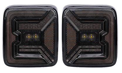 TAIL LIGHTS - 'NIGHT BAT' LED replacement for Wrangler JL / JLU 2018+ (pair)