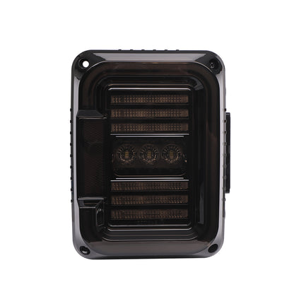 TAIL LIGHTS - CEE 'C' BLACKED LED replacement for Wrangler JK JKU (pair)