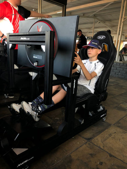 PRO SIM RIG CHASSIS + Integrated Screen System (On Rig) - 'Black Series Shifter'