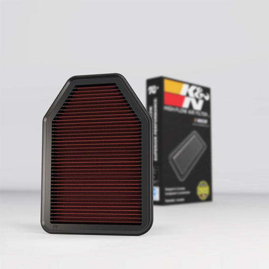 K&N REPLACEMENT AIR FILTER for JEEP Wrangler JK 2007-2018 Petrol 3.6L/3.8L (33-2364)