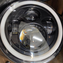 Load image into Gallery viewer, Headlights LED DRL Halo &#39;Clone&#39; for Wrangler JK JKU TJ (pair)
