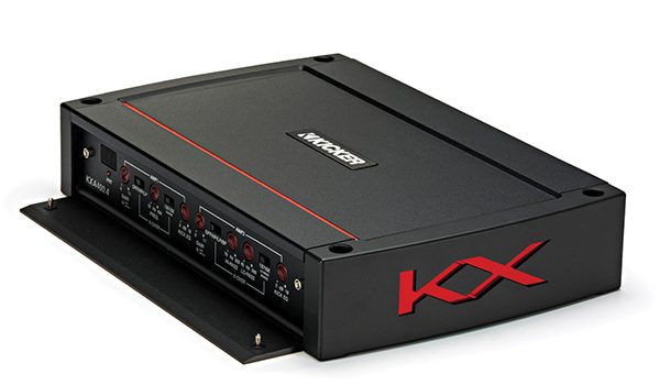 Kicker KXA400.4 Amp with 46CK4 4-Gauge Install Kit