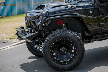 Topfire Side Protection and Steps for 4dr Wrangler JKU