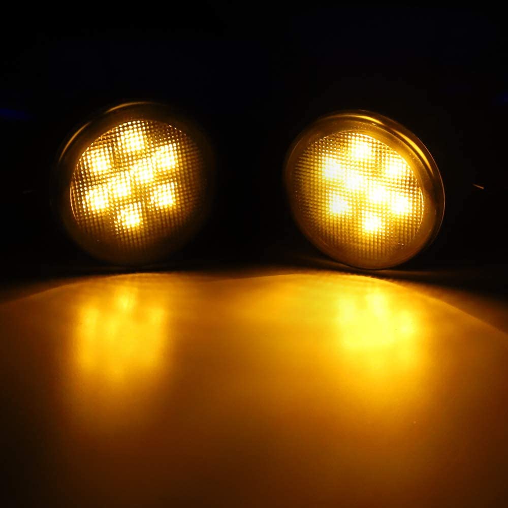 Indicators LED - Front Grill for Wrangler JK JKU (pair)