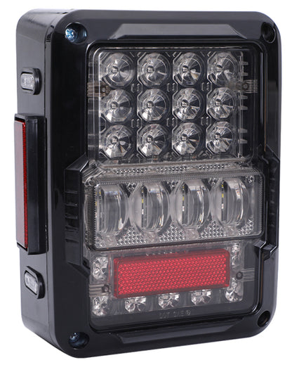 TAIL LIGHTS - SPIDER EYES LED replacement for Wrangler JK JKU (pair)