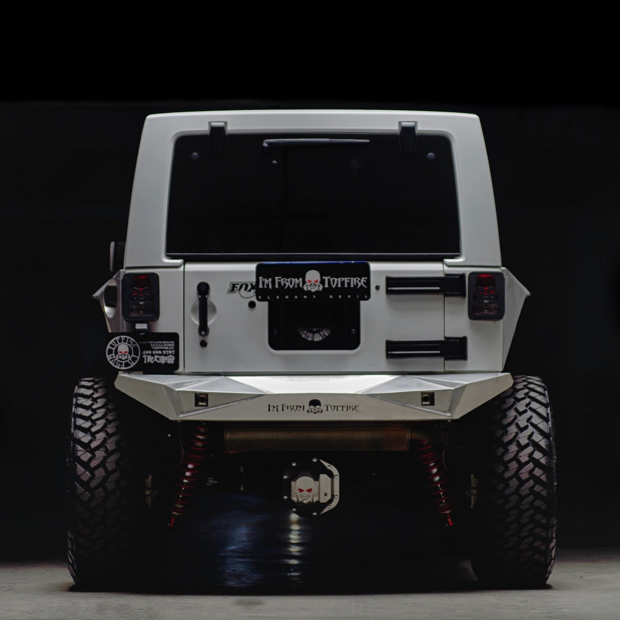 Topfire Fury I Rear Bumper for Wrangler JK JKU