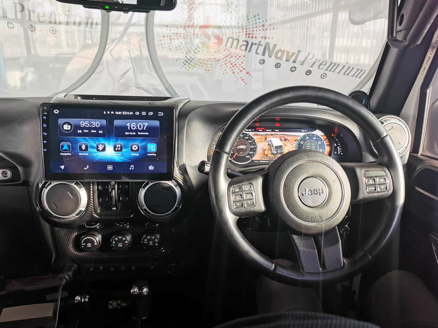 CAROBOTOR J Pro - Digital Dashboard for Jeep Wrangler JK JKU (2007-2020)