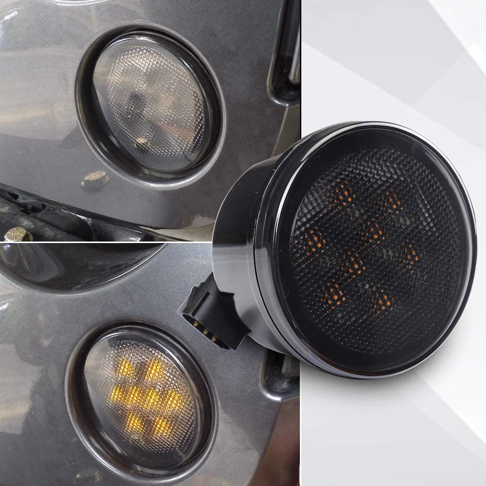Indicators LED - Front Grill for Wrangler JK JKU (pair)