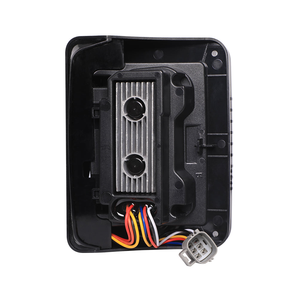 TAIL LIGHTS - CEE 'C' BLACKED LED replacement for Wrangler JK JKU (pair)