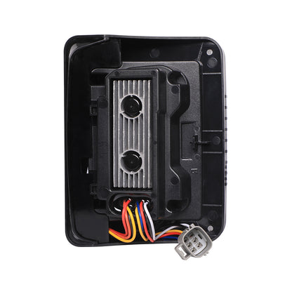 TAIL LIGHTS - CEE 'C' BLACKED LED replacement for Wrangler JK JKU (pair)