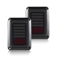 Load image into Gallery viewer, TAIL LIGHTS - DARK STRIPE LED replacement for Wrangler JK/JKU (pair)
