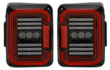 Load image into Gallery viewer, TAIL LIGHTS - CEE &#39;C&#39; CLEAR SMOKE LED replacement for Wrangler JK/JKU (pair)
