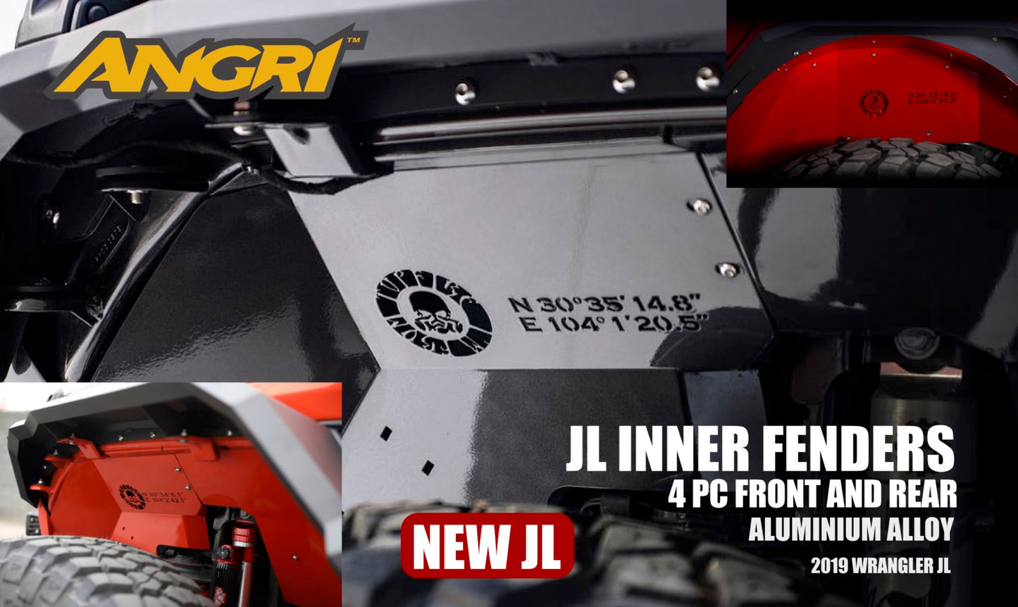 Topfire Inner Fender Kit for Wrangler JL / JLU (All 4)