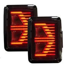 Load image into Gallery viewer, TAIL LIGHTS - WHITE ARROW LED replacement for Wrangler JK JKU (pair)
