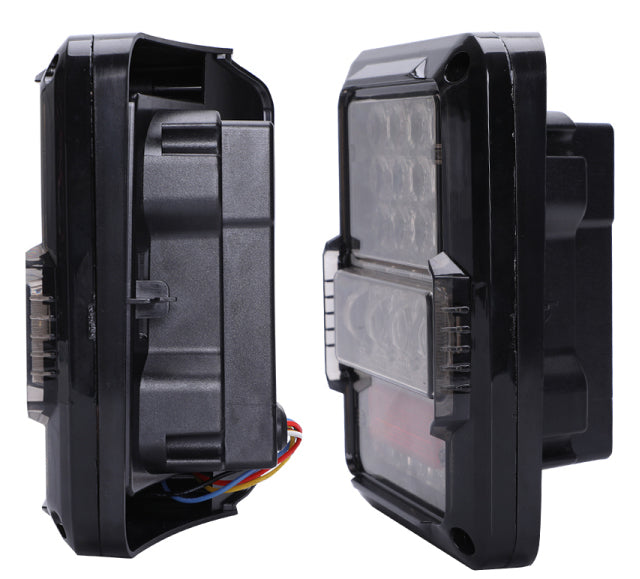 TAIL LIGHTS - SPIDER EYES LED replacement for Wrangler JK JKU (pair)