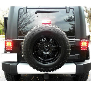 TAIL LIGHTS - CLEAR DOT LED replacement for Wrangler JK JKU (pair)