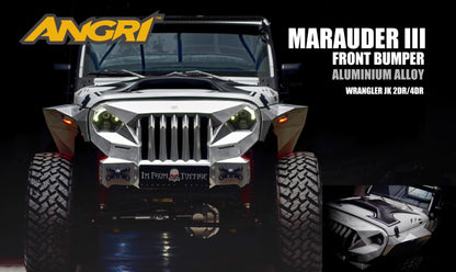 Topfire Marauder III Front Grumper (Bumper and Grill) for Wrangler JK JKU