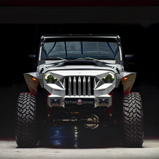 Topfire Marauder III Front Grumper (Bumper and Grill) for Wrangler JK JKU