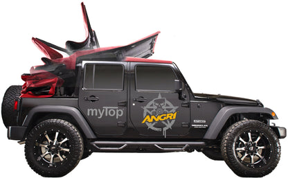 MyTop Powered Automatic Soft-Top for Wrangler 4dr JLU - Square Back (FULLY FITTED @ ANGRi CT)