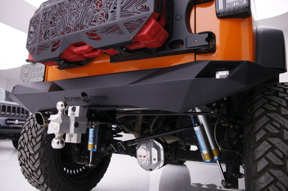 Topfire Blade II Rear Bumper (Full Width) for Wrangler JK JKU