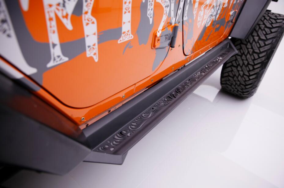 Topfire Blade II Side Steps 4dr Wrangler JKU