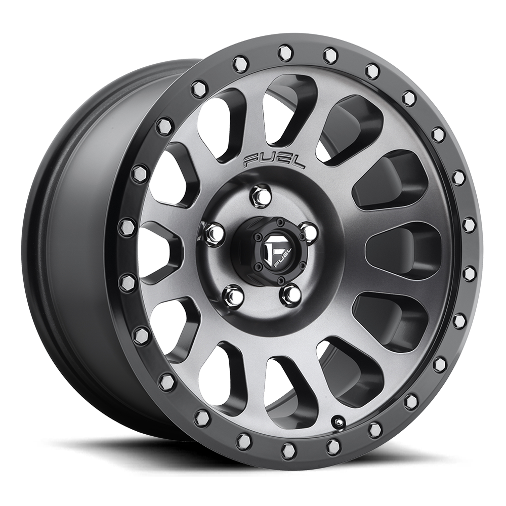 FUEL OFFROAD 'VECTOR' 20" D601 - Matte Gunmetal 20" Rims -18 (set of 5 Jeep 5x127)