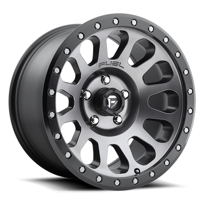 FUEL OFFROAD 'VECTOR' 20" D601 - Matte Gunmetal 20" Rims -18 (set of 5 Jeep 5x127)