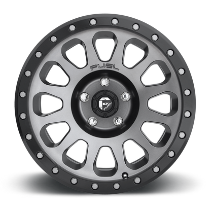 FUEL OFFROAD 'VECTOR' 20" D601 - Matte Gunmetal 20" Rims -18 (set of 5 Jeep 5x127)