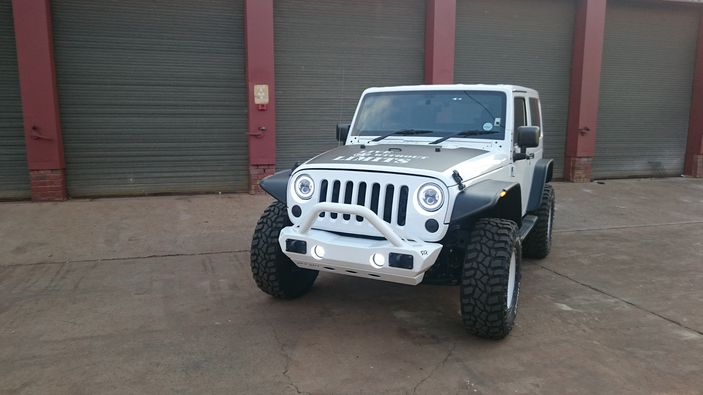 RockRage CRAWLER STUBBY Front Bumper for Wrangler JK / JKU