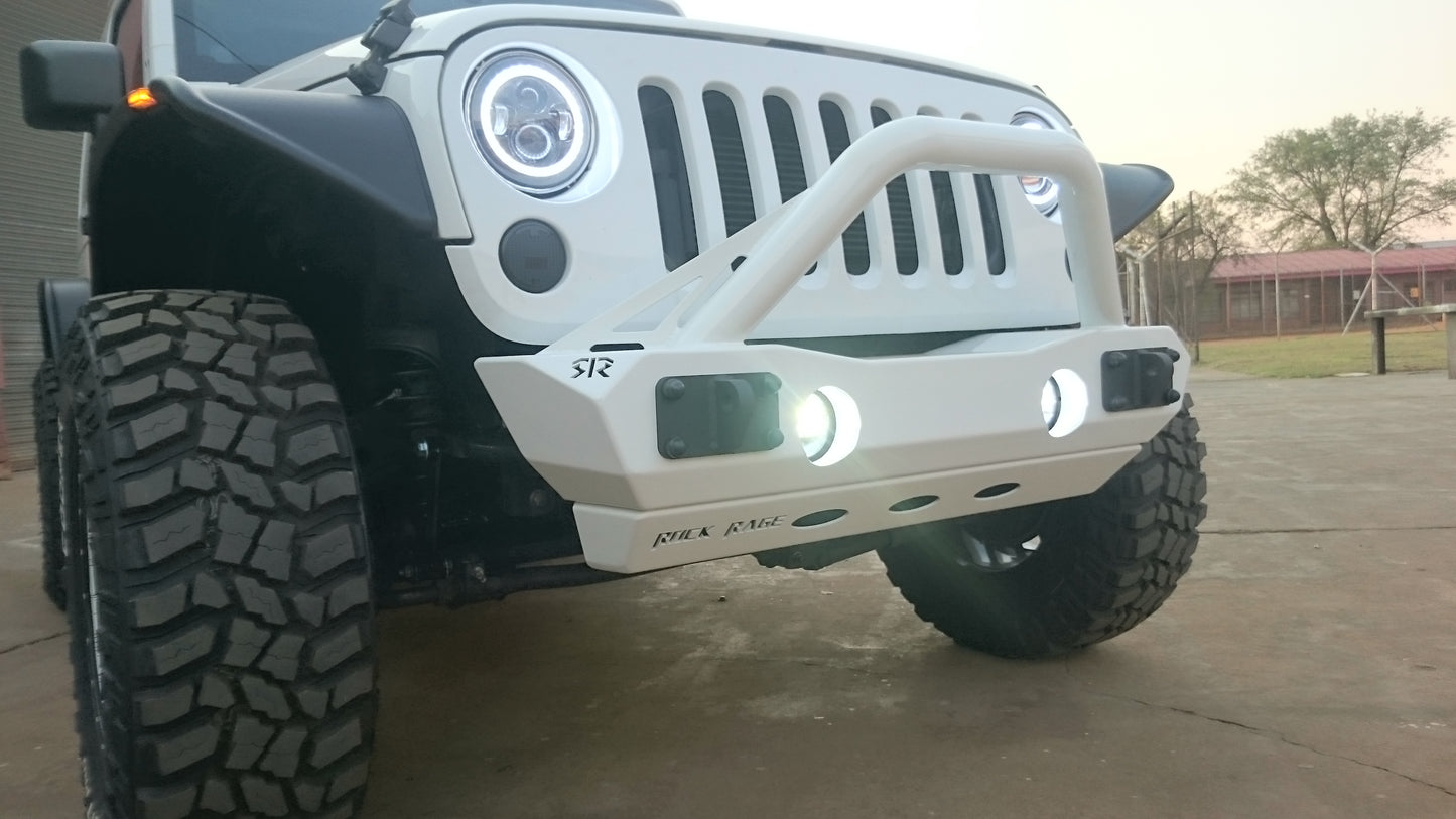 RockRage CRAWLER STUBBY Front Bumper for Wrangler JK / JKU