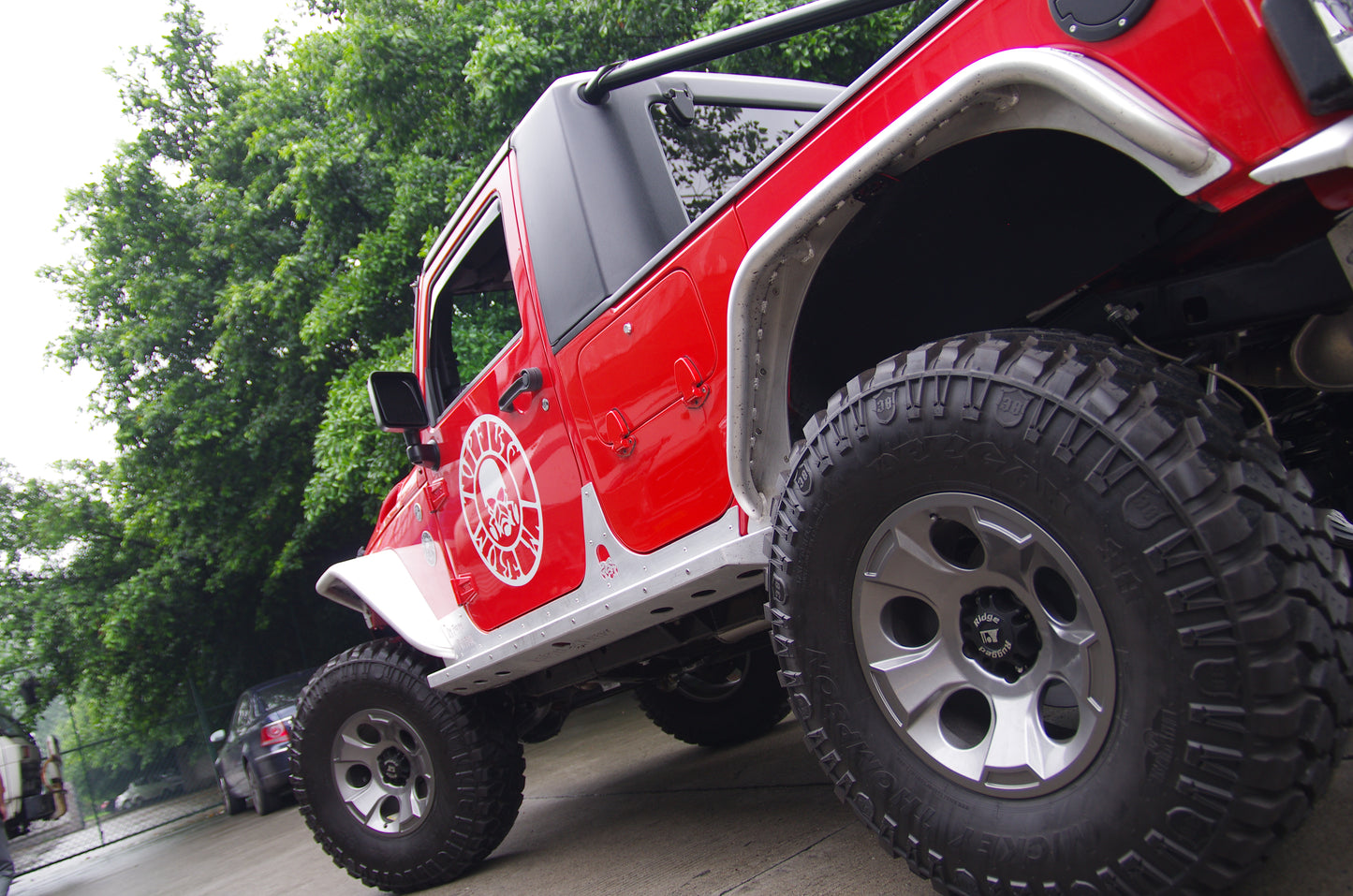 Topfire Side Protection and Steps for 4dr Wrangler JKU