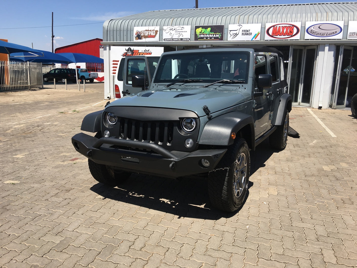 RockRage EXPLORER Full Front Bumper for Wrangler JK / JKU