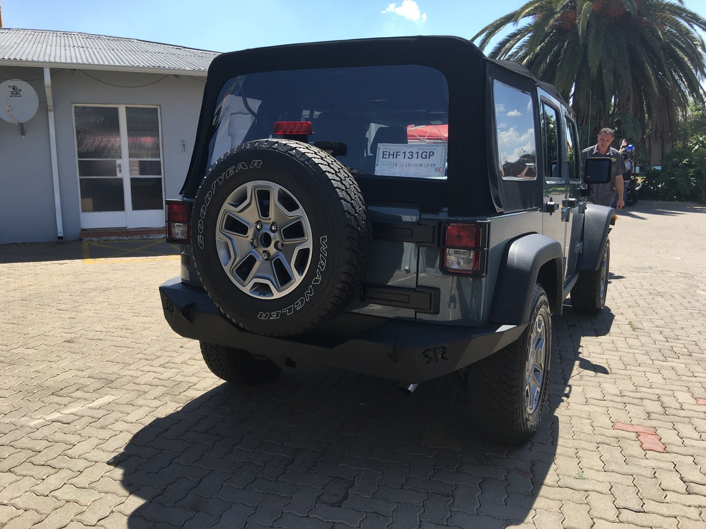 RockRage EXPLORER Full Rear Bumper for Wrangler JK / JKU