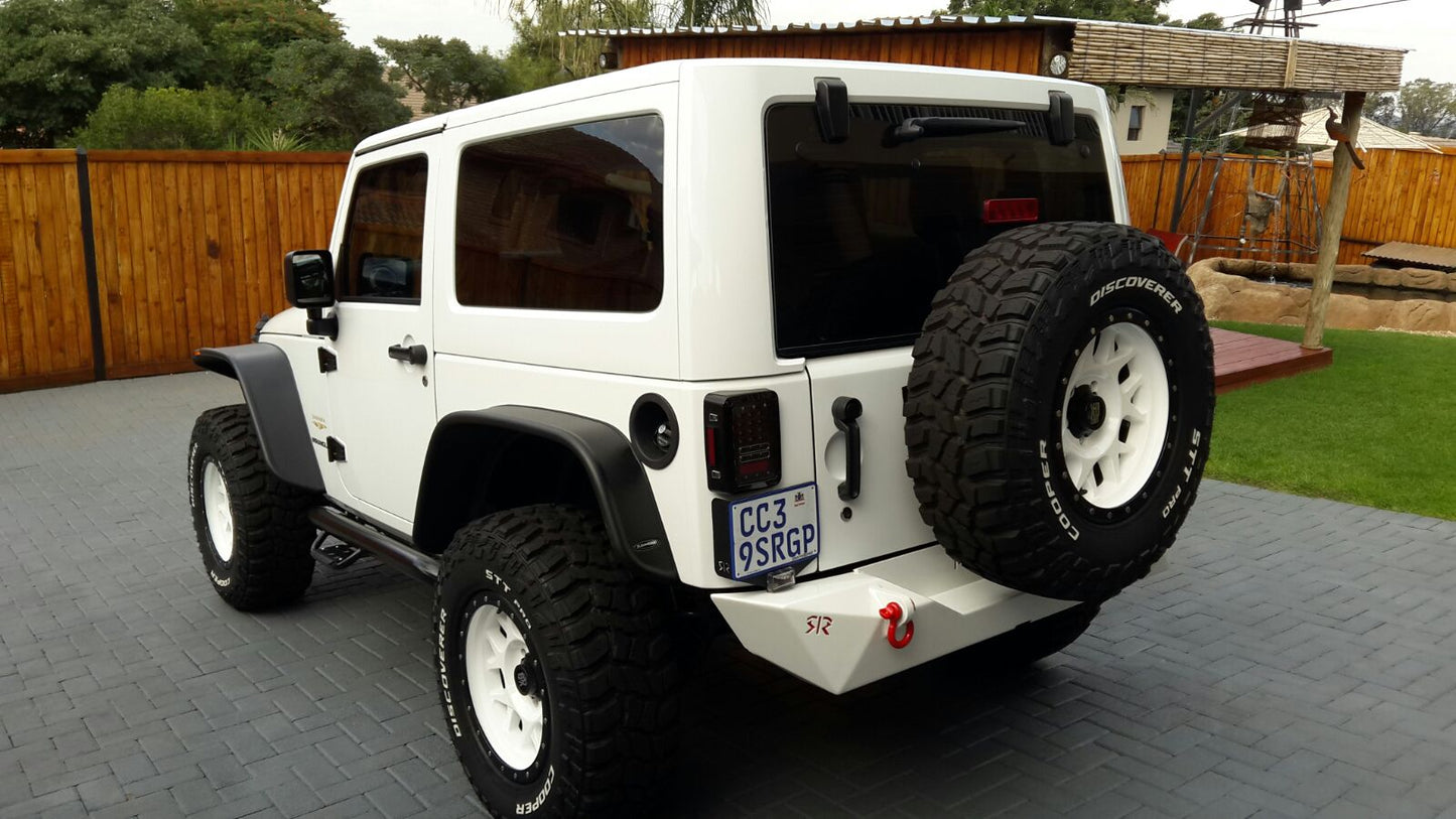 RockRage CRAWLER Rear STUBBY Bumper for Wrangler JK / JKU
