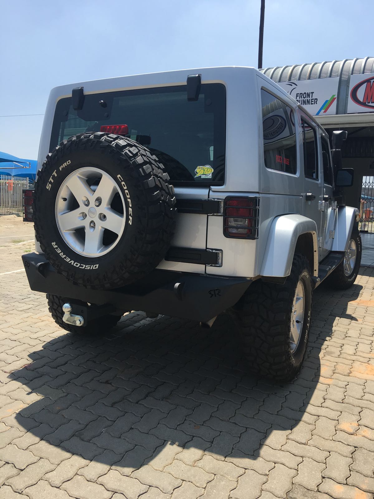 RockRage CRAWLER Rear STUBBY Bumper for Wrangler JK / JKU