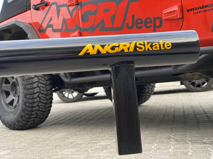 ANGRi Skate ROUND 3Bar Pro Skateboard Grind Rail System - 1.9m Adjustable