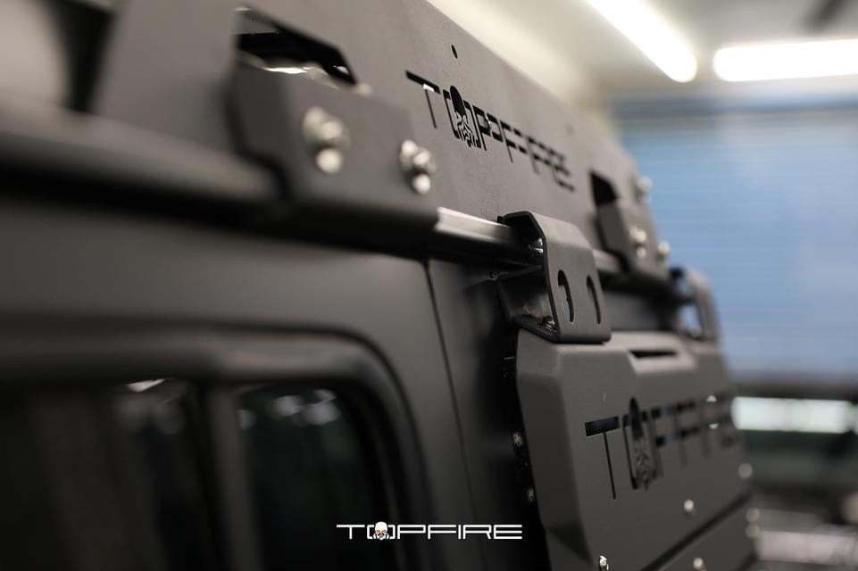 Topfire Side Window Armour for Wrangler JLU 4dr (pair)