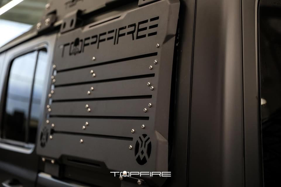 Topfire Side Window Armour for Wrangler JLU 4dr (pair)