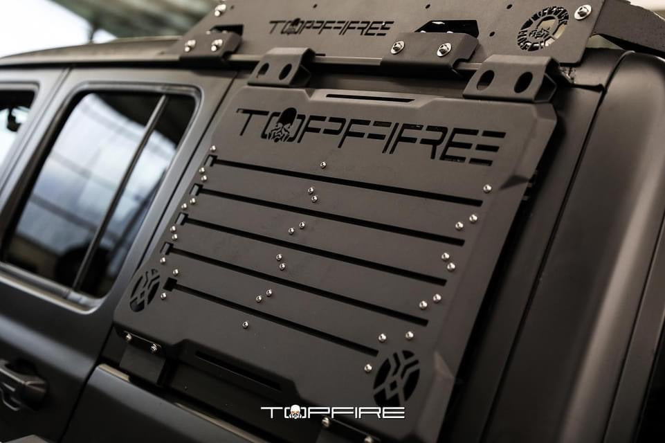 Topfire Side Window Armour for Wrangler JLU 4dr (pair)